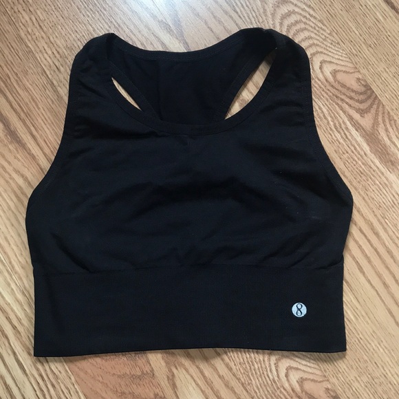 Layer 8 Tops - Open back Workout Crop top/sports bra
